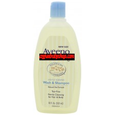 Aveeno Baby Wash & Shampoo, 18-Fluid Ounces Bottle