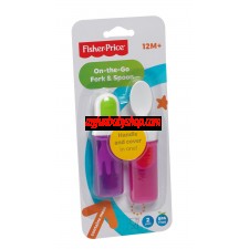 Fisher-Price On-the-Go Fork and Spoon Set